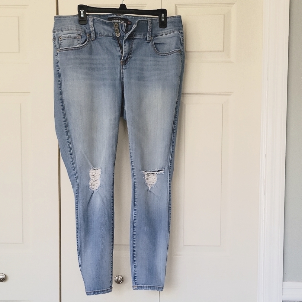 Torrid Premium Jegging Stretch Jeans Women Size 14R Light Blue Denim